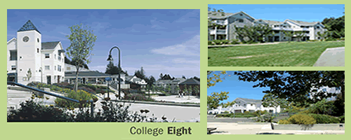 Photo collage of College Eight